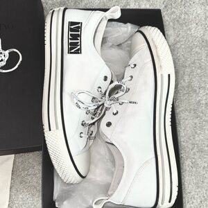 Men’s White Valentino Sneakers size 45 | size 12